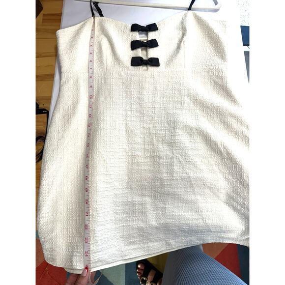 LoveShackFancy Adelaide Tweed Mini Dress Sz 14 - Picture 8 of 9